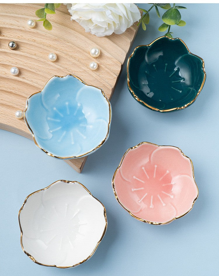 Ceramic sauce plates, seasoning plates, sushi soy sauce dipping sauce, dessert bowls, appetizer plates, kitchen and home dinner plates 陶瓷酱盘、调味盘、寿司酱油蘸酱、甜点碗、开胃菜盘、厨房家居餐盘 - 日式餐具 - Zhongshan Star Trade