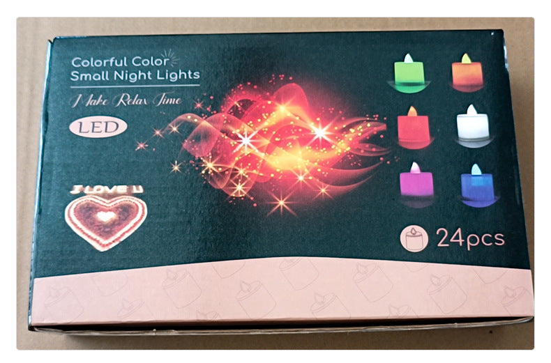 Flameless wish candles, flameless flashing electric fake candles, 24 - piece set with over 200 hours of warm white battery - powered LED tea lamps, suitable for wedding, dining table, Halloween and Christmas decorations - 万圣节装饰品 - Zhongshan Star Trade