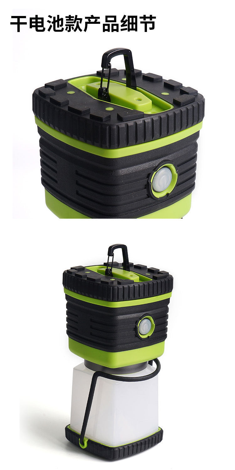 Outdoor high - intensity lighting camping lamp, light touch dimming waterproof camping portable lamp, multi - functional emergency light 户外强光照明野营灯 轻触调光防水露营手提灯多功能应急灯 - 太阳能LED露营灯 - Zhongshan Star Trade