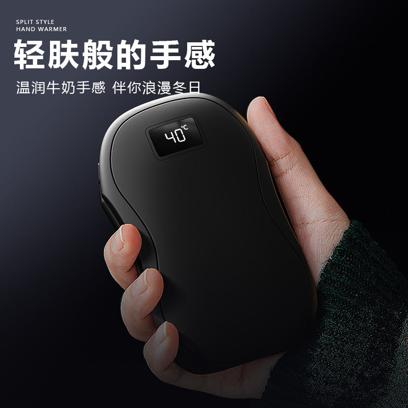 The 2-piece hand warmer is rechargeable, the portable electric hand warmer is reusable, the USB 2-in-1 hand warmer, suitable for outdoor/indoor/warm gifts, suitable for men, women and children