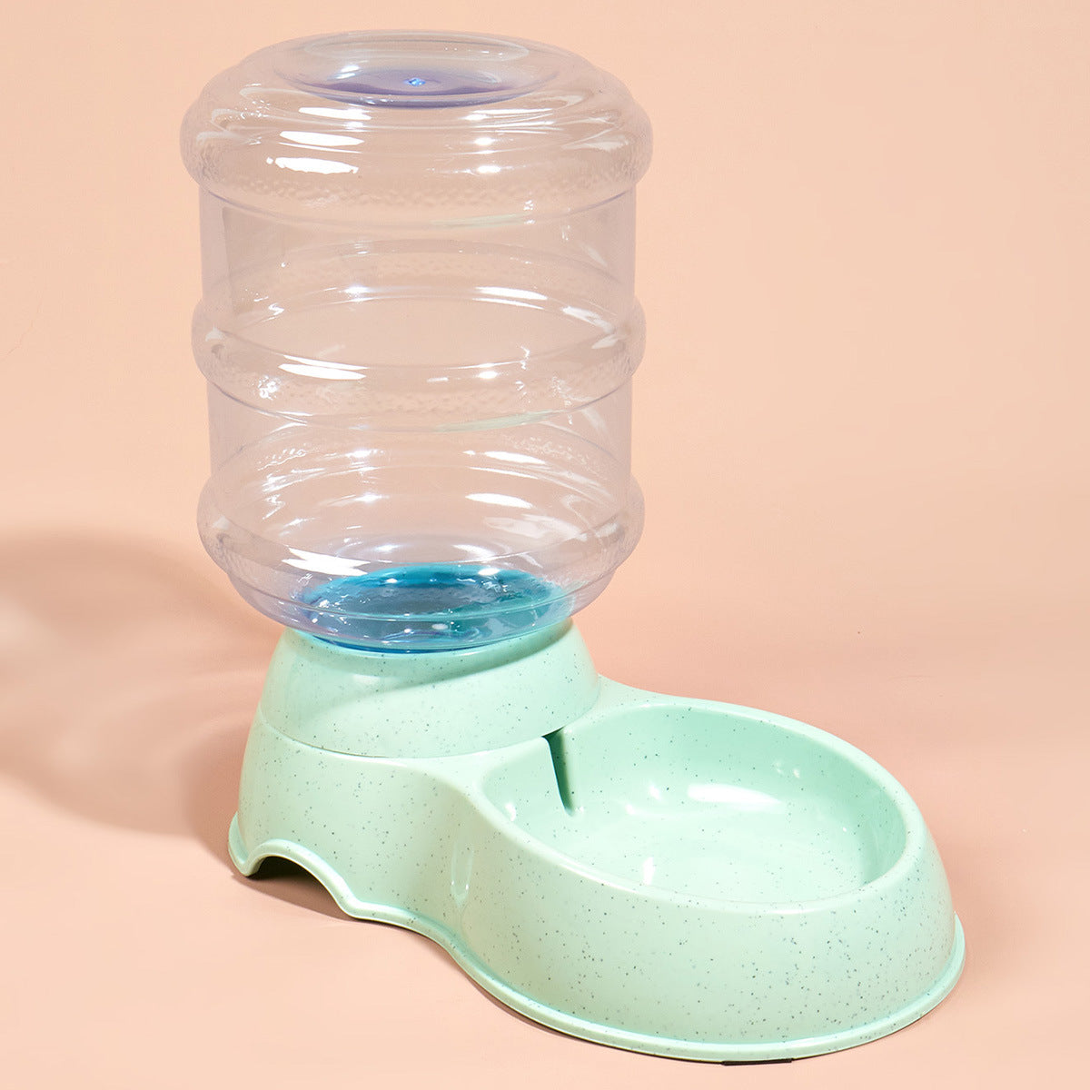 Pet water feeder, dog water feeder, large - capacity water storage water dispenser, automatic pet water dispenser, anti - tipping 宠物喂水器狗狗喂食器储水大容量饮水器自动宠物饮水器防打翻 - 宠物友好型户外用品 - Zhongshan Star Trade - 喂水器 - 大理石绿 - 3.8L厚款