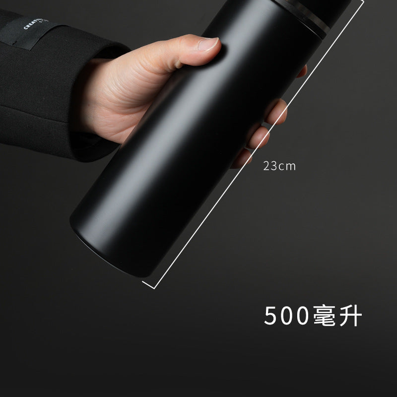 Stainless steel 316 smart water cup for business use with tea strainer 保温杯不锈钢316智能水杯商务带茶漏 - Image 28