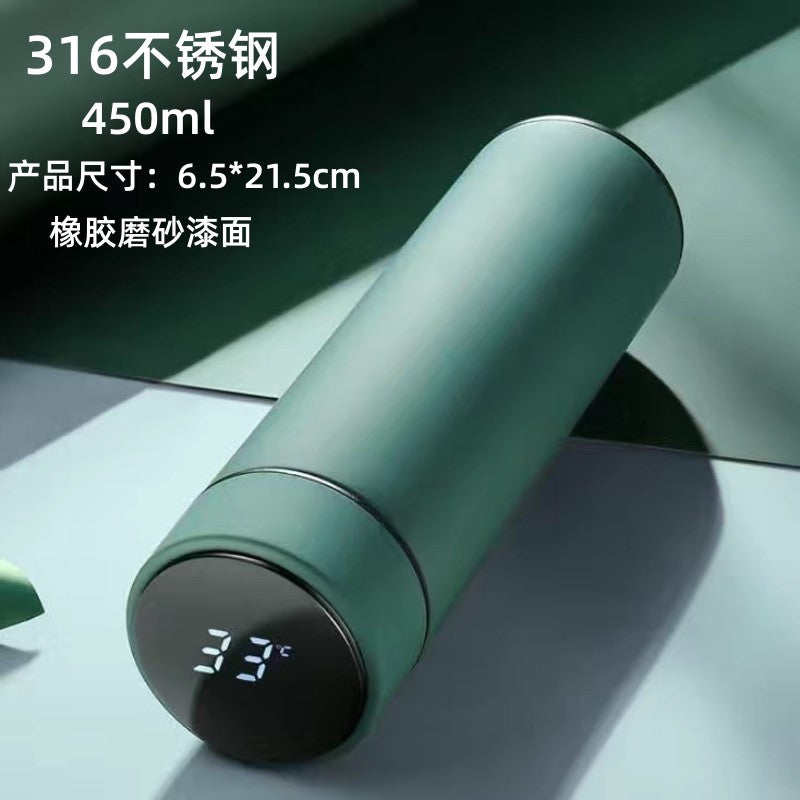Stainless steel 316 smart water cup for business use with tea strainer 保温杯不锈钢316智能水杯商务带茶漏 - Image 18
