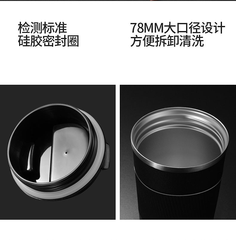 Vacuum insulated stainless steel travel cups, reusable coffee cups or water bottles with leak - proof LIDS, BPA - free, can keep beverages hot for 6 hours or cold for 12 hours 真空隔热不锈钢旅行杯,带防漏盖可重复使用的咖啡杯或水瓶不含 BPA 可使饮料保持热 6 小时或冷 12 小时 - 保温杯 - Zhongshan Star Trade