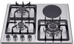 SJ - 8E/SJ - 8R - C Stainless steel built - in 3 - hole gas stove stand for household multi - burner natural gas stove SJ - 8E/SJ - 8R - C 不锈钢嵌入式三眼燃气灶架 家用多灶头天然气炉灶 - 炉架 - Zhongshan Star Trade - SJ - 8R - C