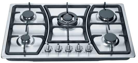 T23C左右/ T23B中间 Stainless steel built - in 5 - hole gas stove stand for household multi - burner natural gas stove T23C左右/ T23B中间 不锈钢嵌入式五眼燃气灶架 家用多灶头天然气炉灶 - 炉架 - Zhongshan Star Trade