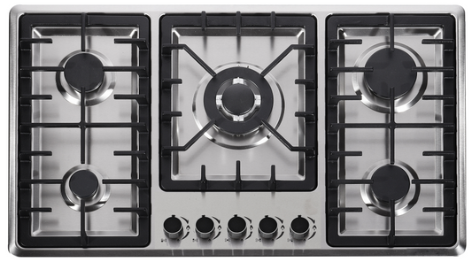 T24A左右/T24B中间 Stainless steel built - in 5 - hole gas stove stand for household multi - burner natural gas stove T24A左右/T24B中间 不锈钢嵌入式五眼燃气灶架 家用多灶头天然气炉灶 - 炉架 - Zhongshan Star Trade