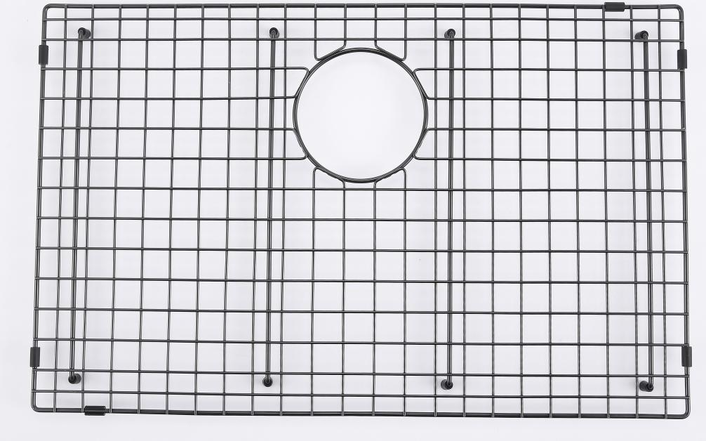 304 stainless steel bottom protective rack kitchen drain grid sheet no installation bowl dish sink tray holder