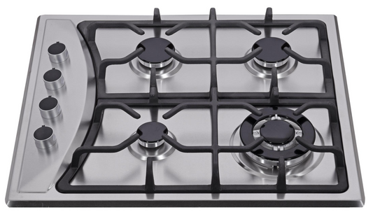 ZL - 04L/ZL - 04R Stainless steel built - in 4 - hole gas stove stand for household multi - burner natural gas stove ZL - 04L/ZL - 04R 不锈钢嵌入式四眼燃气灶架 家用多灶头天然气炉灶 - 炉架 - Zhongshan Star Trade - ZL - 04R
