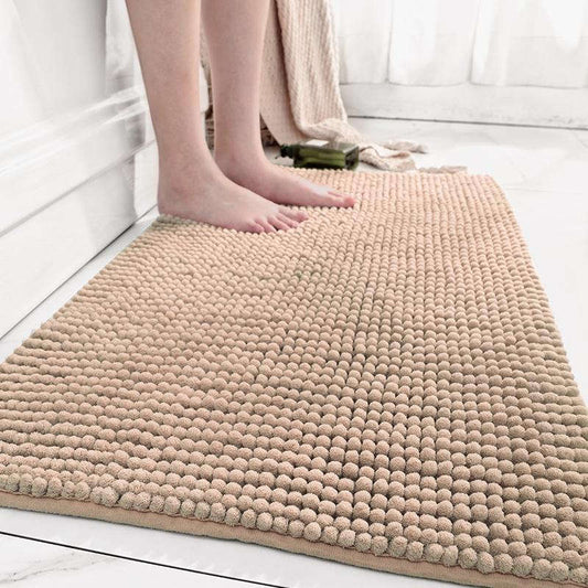 Chenille floor MATS, bathroom floor MATS, strong water absorption, simple home toilet door anti-slip MATS, quick-drying Zhongshan Star Trade
