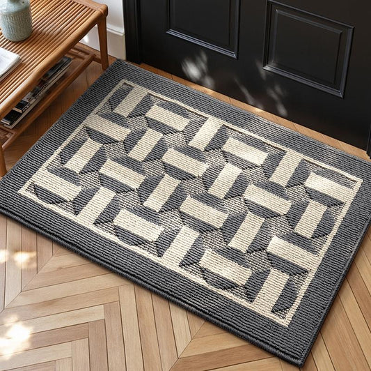 The sand-scraping mat for the entrance hall, the wear-resistant and dirt-resistant foot mat for the door, and the dust removal and anti-slip mat for the door