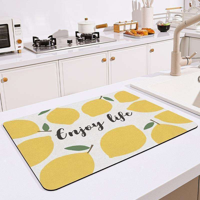 Draining mat, kitchen tabletop heat insulation coaster, dining table absorbent and anti-slip mat Zhongshan Star Trade