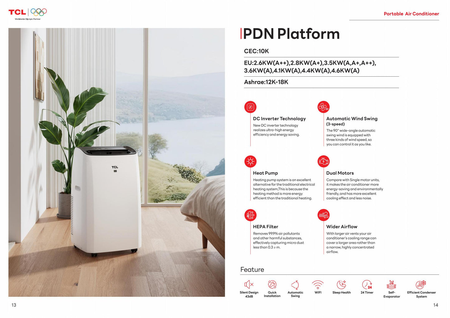 TCL PDN Platform mobile air conditioner