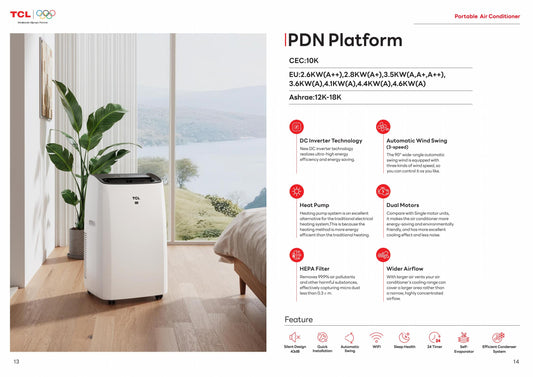 TCL PDN Platform mobile air conditioner