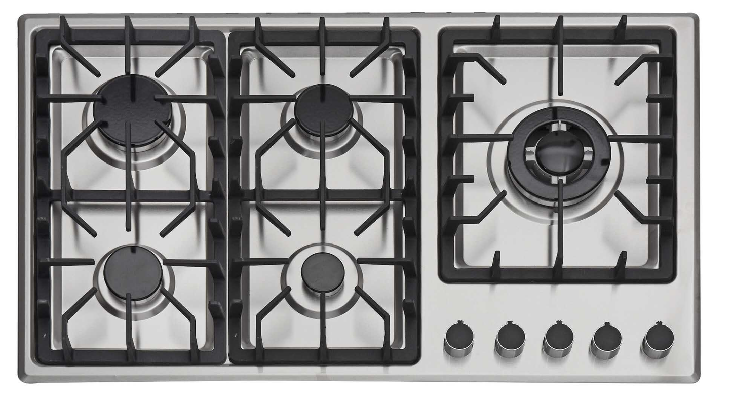 08011/08012   Stainless steel built - in 5 - hole gas stove stand for household multi - burner natural gas stove    08011/08012  不锈钢嵌入式五眼燃气灶架 家用多灶头天然气炉灶 - 炉架 - Zhongshan Star Trade