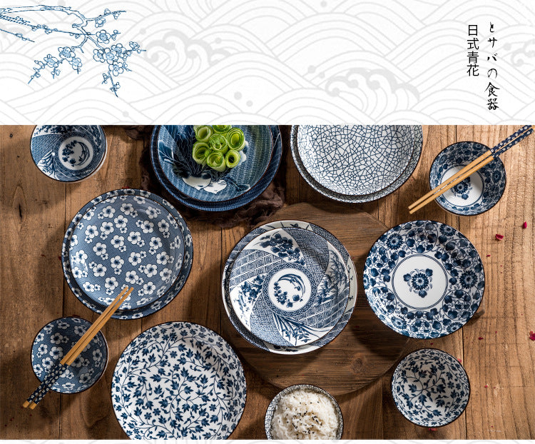 Ceramic rice bowls, cherry blossom bowl gift set, assorted colored tableware bowls, suitable for rice, cereal, noodles, soup, desserts, 6 - piece set (cherry blossom) 陶瓷饭碗 ，樱花碗礼品套装，什锦彩色餐具碗，用于米饭、麦片、面条、汤、甜点，6 件装（樱花） - 日式餐具 - Zhongshan Star Trade