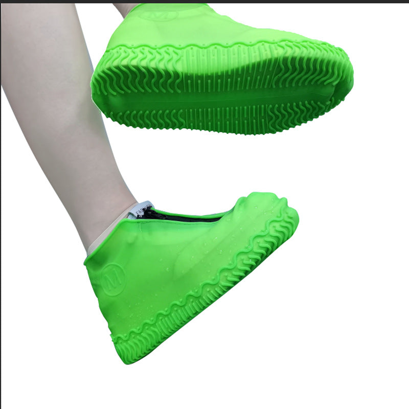 Shoe Covers Waterproof Reusable Foldable Not-Slip Rain Shoe Covers with Zipper,Shoe Protectors Overshoes Rain Galoshes for Kids Men and Women