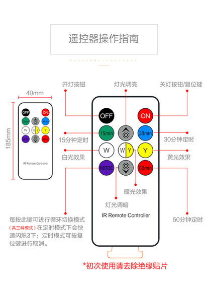 Solid wood fabric usb small table lamp, bedroom bedside lamp, study, residential dormitory led night light, creative ambient light decoration