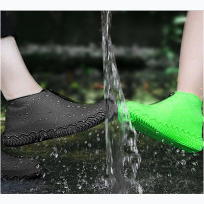Shoe Covers Waterproof Reusable Foldable Not-Slip Rain Shoe Covers with Zipper,Shoe Protectors Overshoes Rain Galoshes for Kids Men and Women