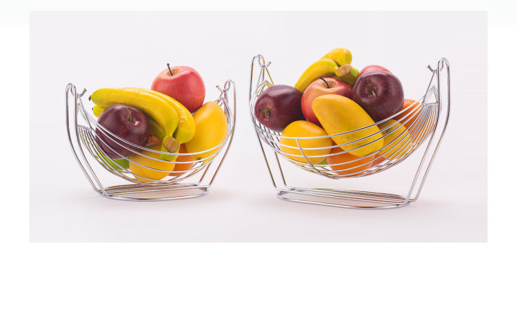 European-style creative ironwork fruit basket, household swing fruit basket, detachable exquisite iron wire basket, snack basket, storage basket