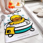 Genuine Little Yellow Duck eco-friendly PVC anti-slip mat, home shower floor mat, suction cup massage mat, draining foot mat