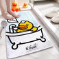 Genuine Little Yellow Duck eco-friendly PVC anti-slip mat, home shower floor mat, suction cup massage mat, draining foot mat
