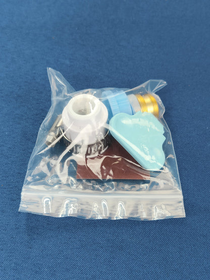 Pre-filter for kitchen faucet with anti-splash water function, made of ceramic activated carbon, for direct drinking water purification.