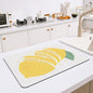 Draining mat, kitchen tabletop heat insulation coaster, dining table absorbent and anti-slip mat