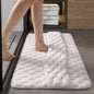 Memory foam mat, bathroom mat, household bathroom absorbent floor mat, shower room foot mat, quick-drying anti-slip mat