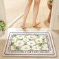 Natural diatom mud bathroom floor mat, strong water absorption, household anti-slip mat, quick-drying foot mat