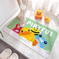 Genuine Little Yellow Duck eco-friendly PVC anti-slip mat, home shower floor mat, suction cup massage mat, draining foot mat