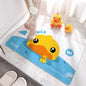 Genuine Little Yellow Duck eco-friendly PVC anti-slip mat, home shower floor mat, suction cup massage mat, draining foot mat