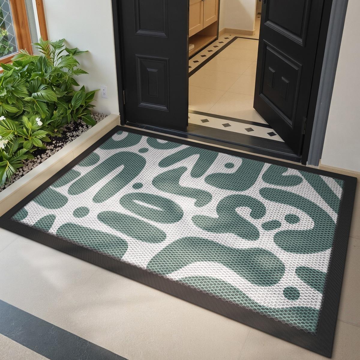Household floor MATS, home carpets, dirt-resistant MATS for entrance doors, elastic filament anti-slip MATS, floor MATS