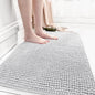 Chenille floor MATS, bathroom floor MATS, strong water absorption, simple home toilet door anti-slip MATS, quick-drying