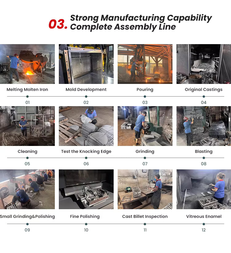 Cast iron sturdy and thickened embedded four-hole gas stove frame, suitable for restaurants and household multi-burner natural gas stoves54001