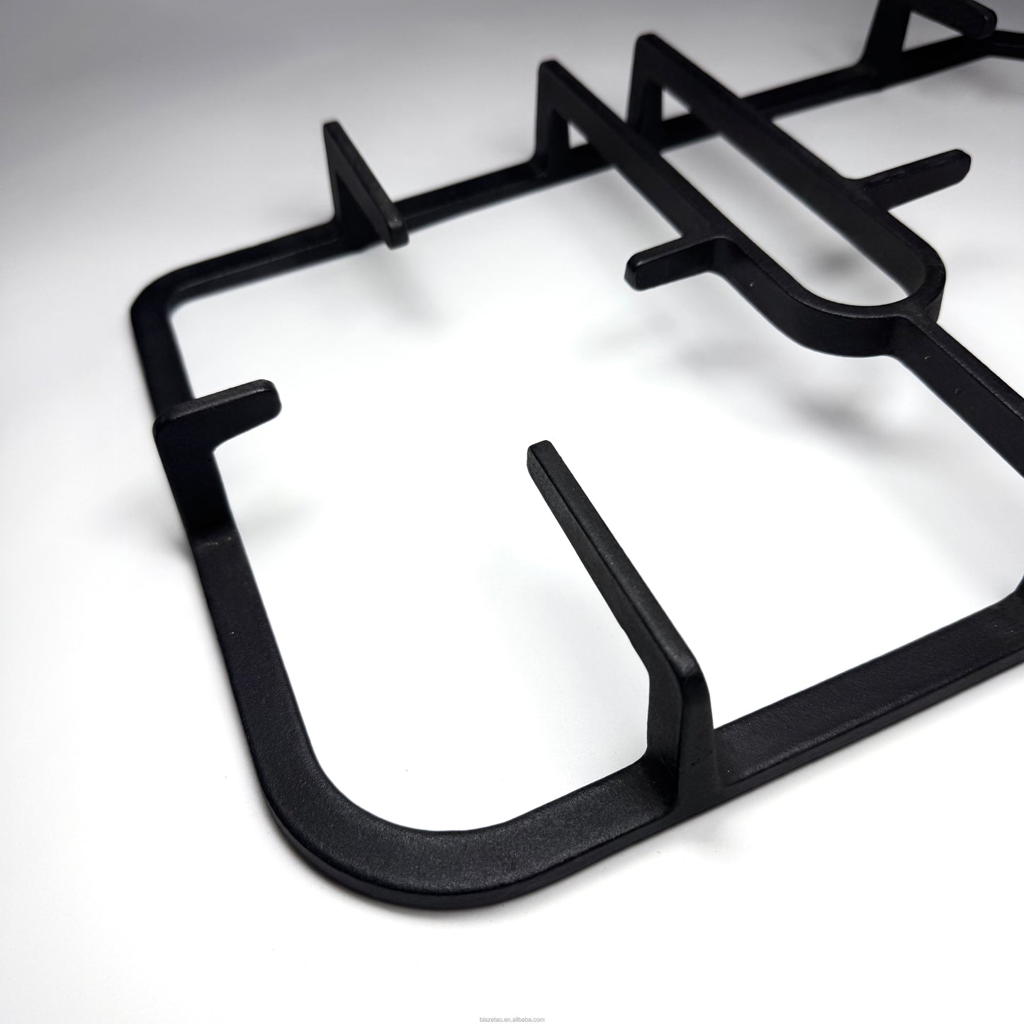 Cast iron embedded four-hole gas stove stand, sturdy and durable, suitable for restaurant and household multi-burner gas stove stands. SJ-38E2