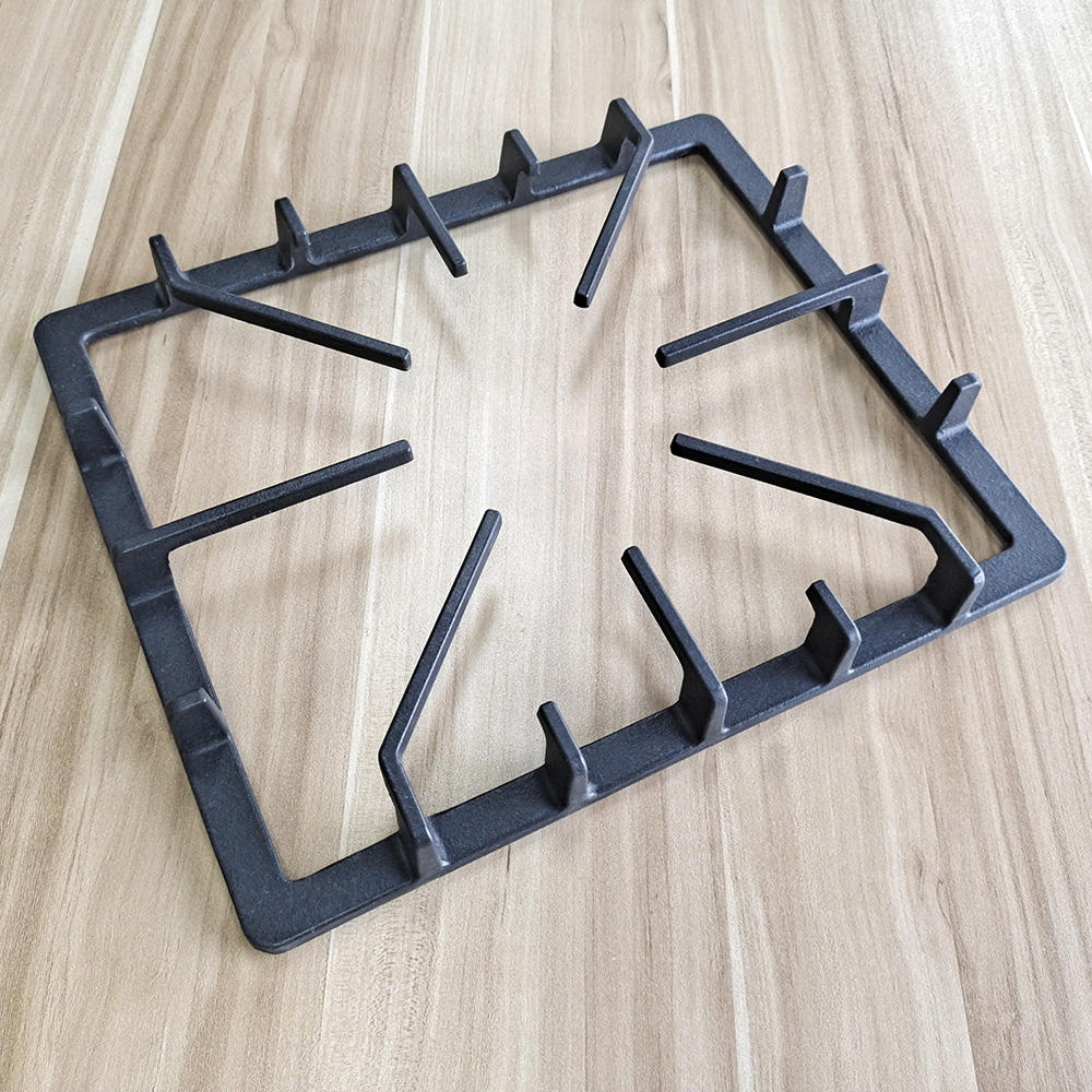 Cast iron embedded four-hole gas stove stand, sturdy and durable, suitable for restaurant and household multi-burner gas stove stands. SJ-38E2