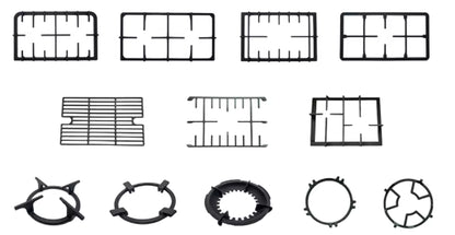 Cast iron embedded four-hole gas stove stand, sturdy and durable, suitable for restaurant and household multi-burner gas stove stands. SJ-38E2