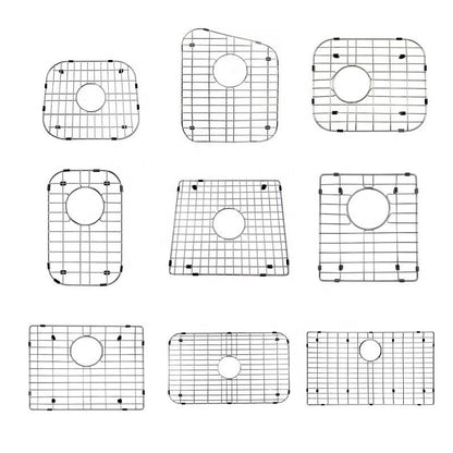 304 stainless steel bottom protective rack kitchen drain grid sheet no installation bowl dish sink tray holder