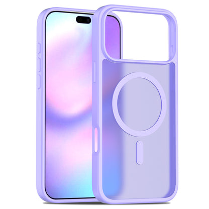 iphone17pm phone case with magnetic matte skin feel 16 shockproof Apple 15promax protective case