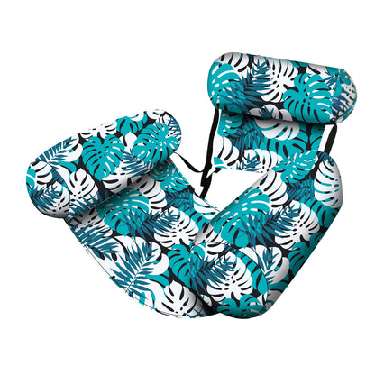 Adult inflatable swimming pool float pads, floating lounge chairs, thickened adult inflatable float strips, party summer water, beach and lake play float chairs成人充气泳池浮垫，漂浮躺椅，加厚成人充气浮条，派对夏日水上沙滩湖泊玩乐浮椅 - 水上玩具 - Zhongshan Star Trade - Green - 76*40.5*61cm