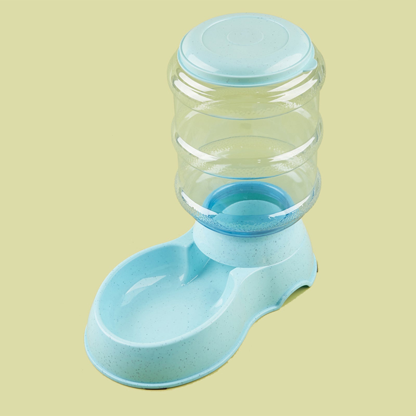 Pet water feeder, dog water feeder, large - capacity water storage water dispenser, automatic pet water dispenser, anti - tipping 宠物喂水器狗狗喂食器储水大容量饮水器自动宠物饮水器防打翻 - 宠物友好型户外用品 - Zhongshan Star Trade - 喂食器 - 大理石蓝 - 3.8L厚款