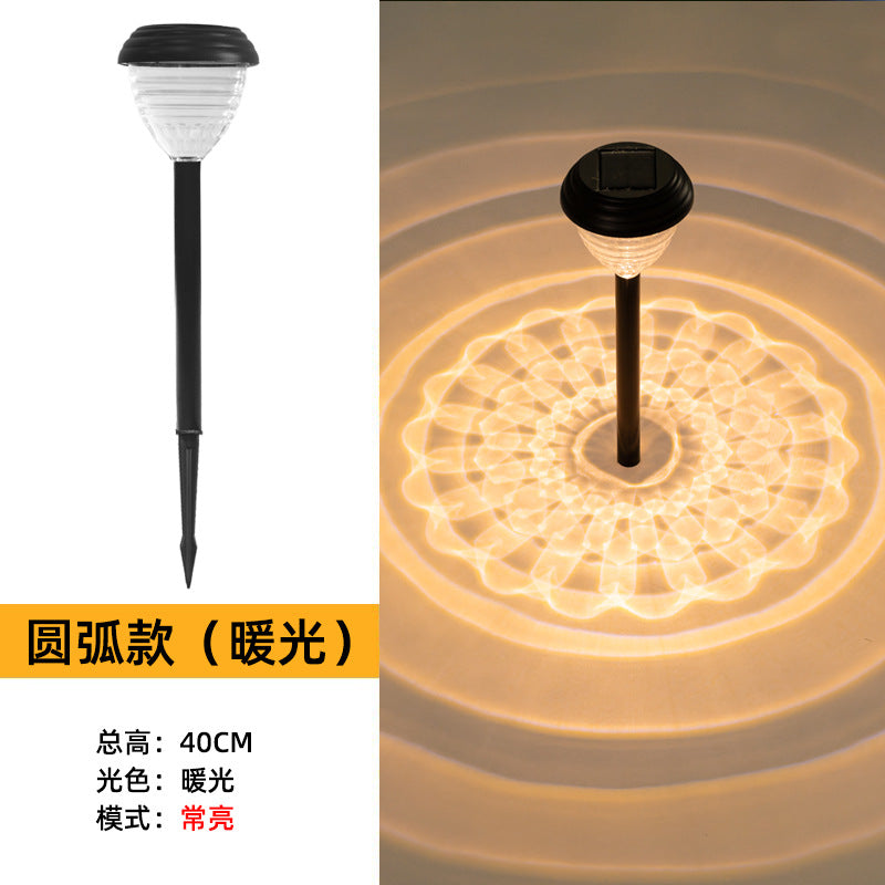 led solar light and shadow lawn lights, outdoor waterproof courtyard garden decorative atmosphere lights, landscape lights