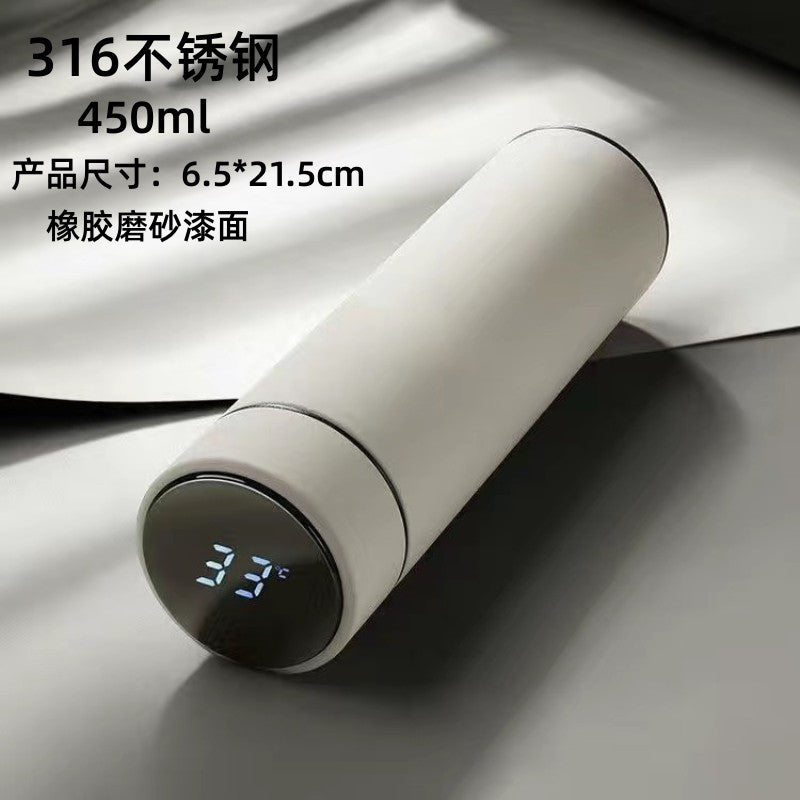 Stainless steel 316 smart water cup for business use with tea strainer 保温杯不锈钢316智能水杯商务带茶漏 - Image 19