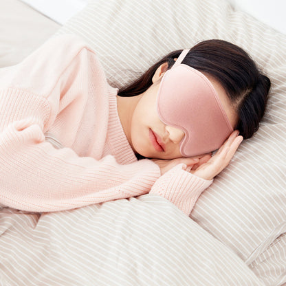 New 3d sleep eye mask, three-dimensional silk blackout sleep eye mask for men and women, travel eye mask
