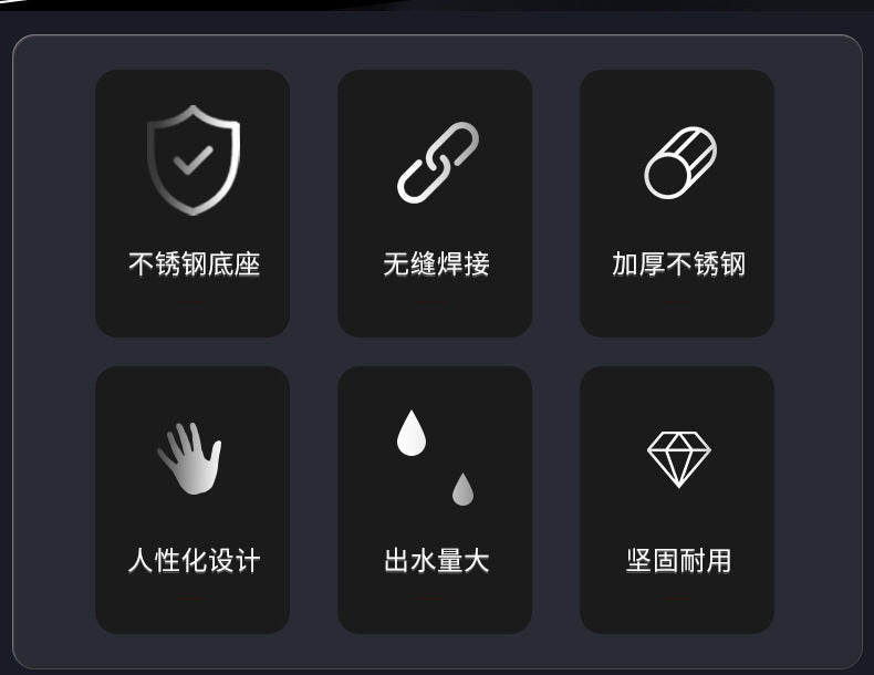 Water pump - stainless steel household hand-operated water pump for old-fashioned water wells, hand-operated water pump for wellheads, hand-operated water pump for drawing water by pressure.