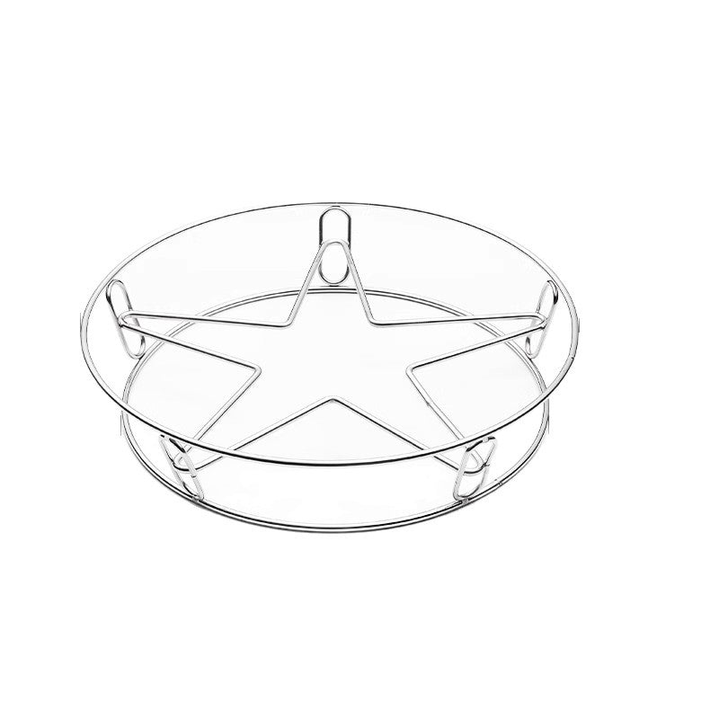 Kitchen shelf pot rack kitchen insulation anti-scalding pot storage bracket round waterproof steam rack countertop pot rack