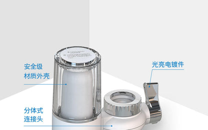 Universal faucet water purifier, tap water filter, household kitchen dual filtration water