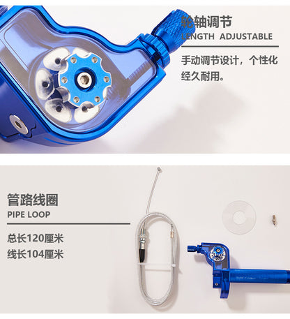 Motorcycle modification accessory CNC aluminum alloy motorcycle large torsion oil handle