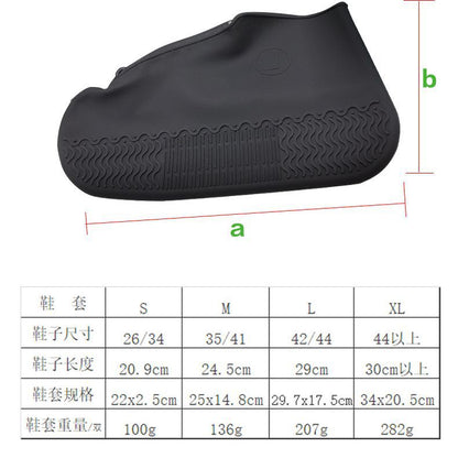 Shoe Covers Waterproof Reusable Foldable Not-Slip Rain Shoe Covers with Zipper,Shoe Protectors Overshoes Rain Galoshes for Kids Men and Women